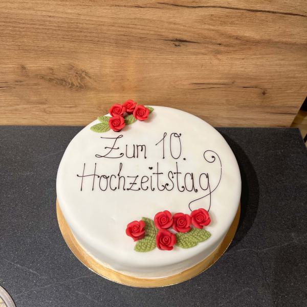 Hochzeitstag rote Rosen